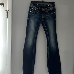 girls size 12 kids miss me jeans boot cut